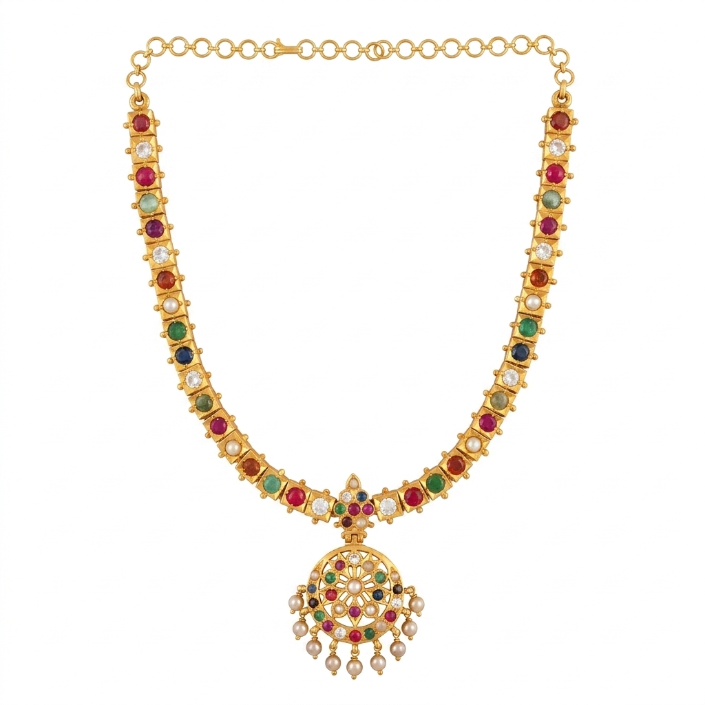 Vintage Navratna Necklace